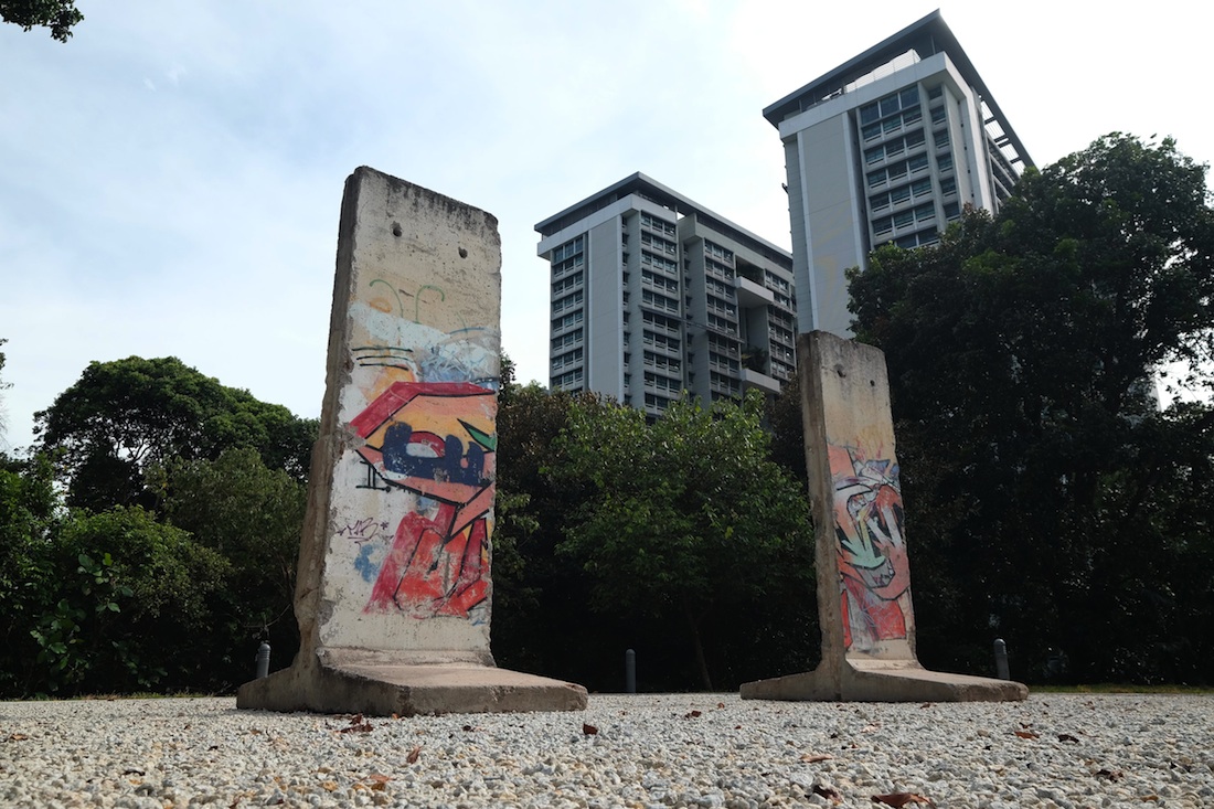 Berliner Mauer in Singapur