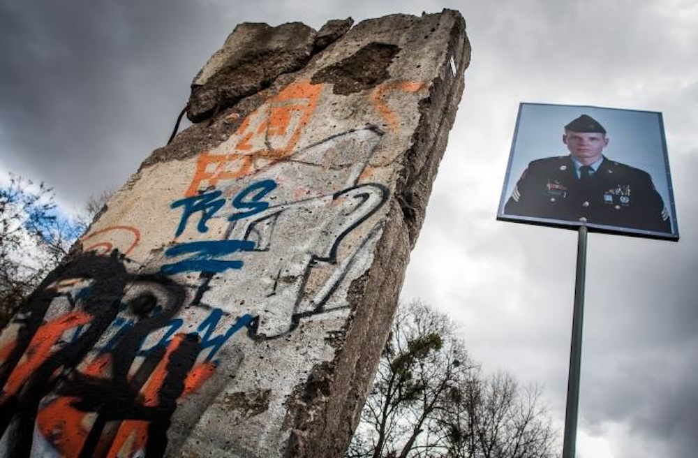 Berlin Mauer in Elblag, Polen