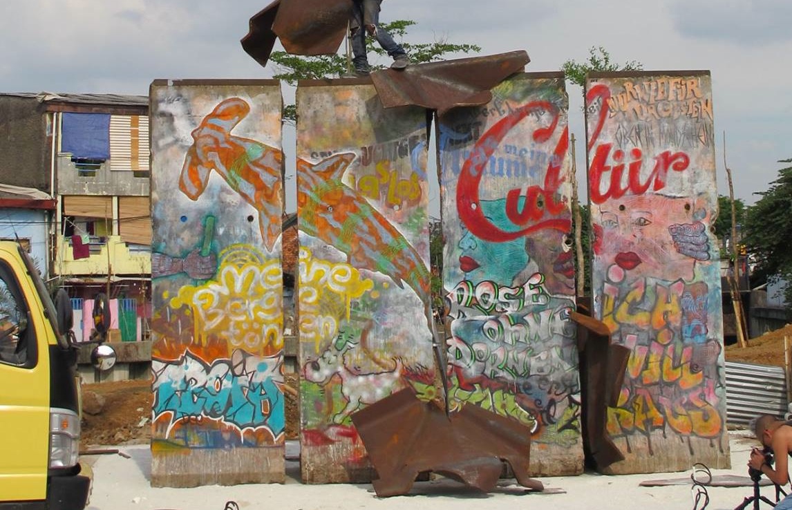 Berliner Mauer in Jakarta