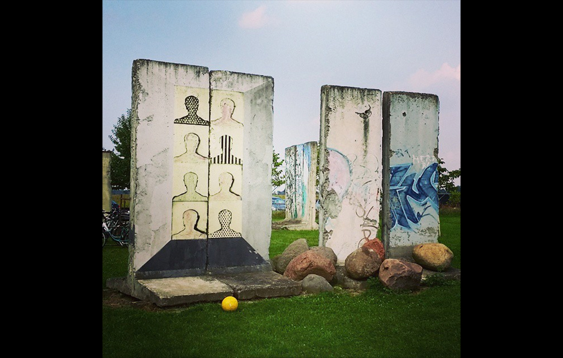 Berliner Mauer in Petersdorf, Brandenburg