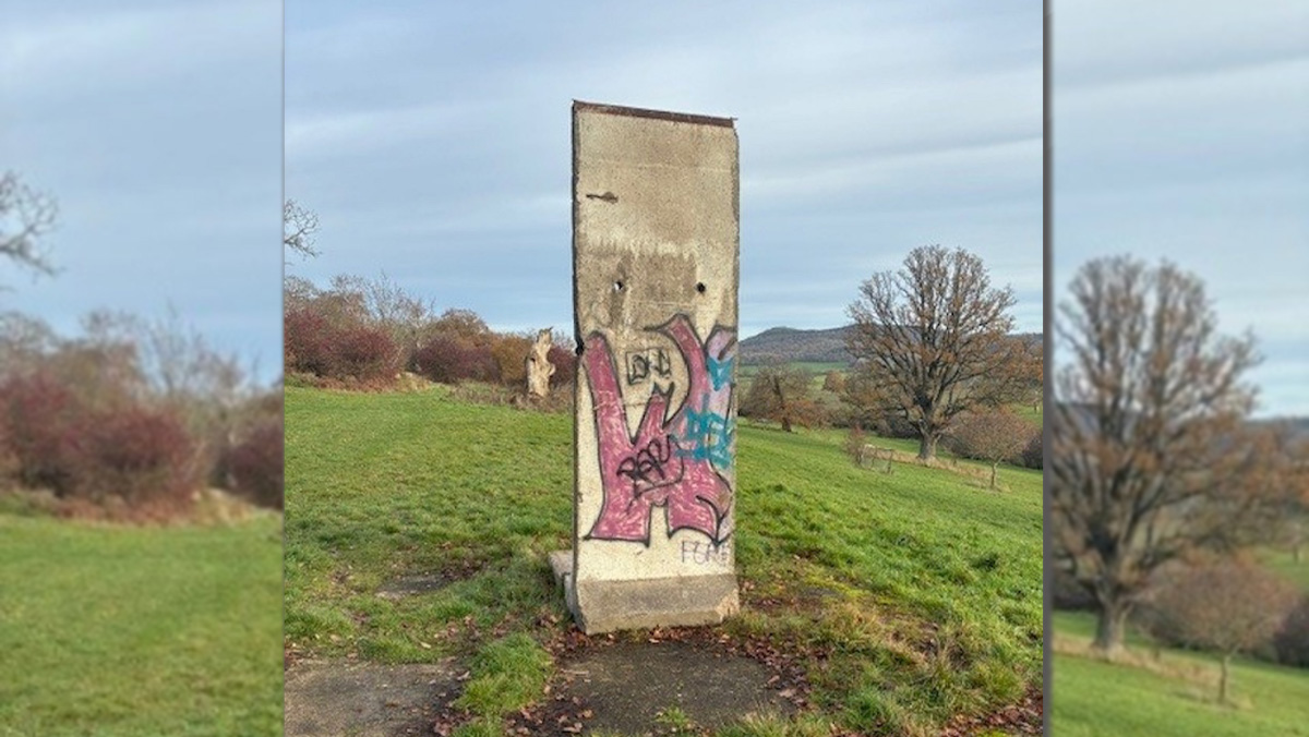 Berliner Mauer im Eastnor Deer Park, GB