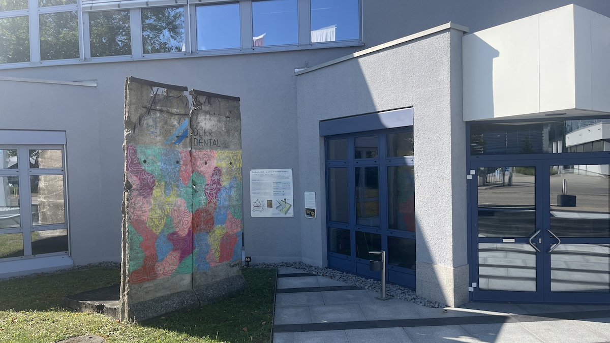 Berliner Mauer in Bietigheim-Bissingen, Deutschland